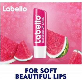 تصویر بالم لب لبلو عصاره هندوانه Labello Watermelon Shine Lip Care 