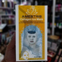 تصویر ماسک ورقه ای آیس دابل مدل BOTOX ICE MASK حجم 25 گرمی دوعددی آمستریس 