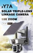 تصویر دوربین مدار بسته بی سیم سولار CRONY D5 WiFi-4K-8MP Solar Dual Linkage Battery PT Camera 8MP | بدون نیاز به تنظیم فوکوس، تصویر پس از نصب واضح است Solar triple-lenz linkage Camera 10x z CRONY D5 WiFi-4K-8MP Solar Dual Linkage Battery PT Camera 8MP Wireless CCTV Camera | No need to adjust the focus, the image is clear after installation