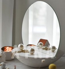 تصویر آینه رومیزی ماربل 