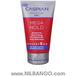 تصویر ژل مو فوق قوی کاسپین مگا هولد 150 میلی لیتر Caspian Hair Styling Gel Mega Hold 150 ml