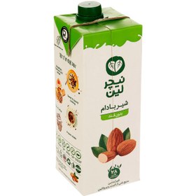 تصویر شیر بادام بدون قند نیچرلین 1 لیتری 