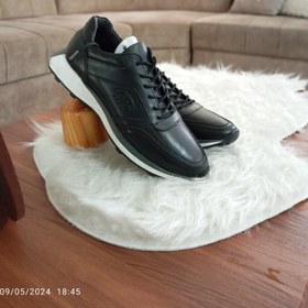 تصویر کفش مردانه اسپرت چرم تبریز ژانو مدل ۲۰۲۴ Shoes men leathers tabriz januu 2024 model