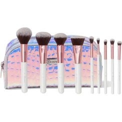 تصویر ست براش ۱۲ تکه کریستال کوارتز بی اچ Bh Cosmetics BH Cosmetics Crystal Quartz Brush Set -12pieces