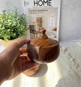 تصویر قندان چوب گردو 