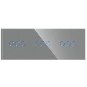 تصویر کلید نه پل لمسی هوشمند tuya سری اکو WiFi_Zigbee - سفید / WiFi 