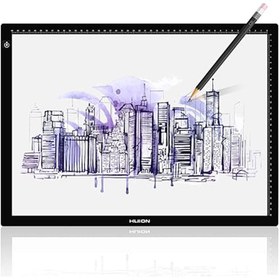 تصویر میز نور LED HUION LA3-سایز A3 (USB قابل حمل)(تحویل 5 الی 7 روز کاری) 