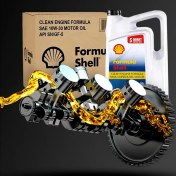 تصویر روغن موتور 10W30 SHELL آمریکا 