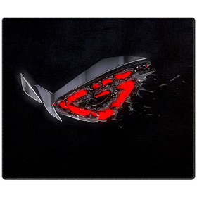 تصویر ماوس پد گیمینگ طرح ASUS ROG سایز 35*42 CM 