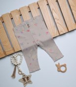 تصویر شلوار نوزادی نخی کبریتی | لگ جذب | برند H&M | کد 601025 