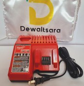 تصویر شارژر ۱۲ و ۱۸ ولت میلواکی مدل M12-18FC با ولتاژ ورودی ۱۱۰ ولت 