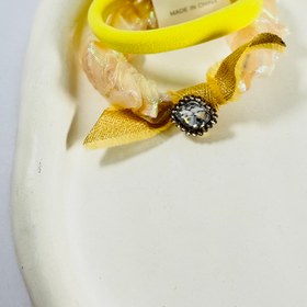 تصویر کش موی پاپیونی - زرد 