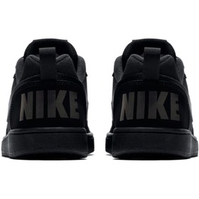 nike black court borough low