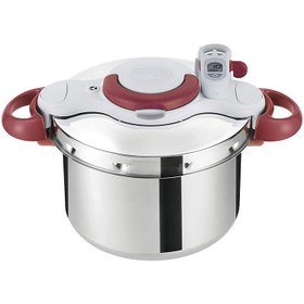 تصویر زودپز تفال مدل P4620733 (Clipso Minut Perfect گنجایش 6 لیتر) Tefal pressure cooker Clipso Minut Perfect P4620733 capacity 6 liters