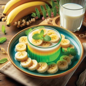 تصویر پودر ژله موز فرمند (کیلویی) 