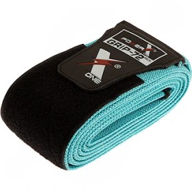 تصویر زانوبند بدنسازی اسکات پا جفتی پاورایکس گریپ 72 | آبي/سفيد 