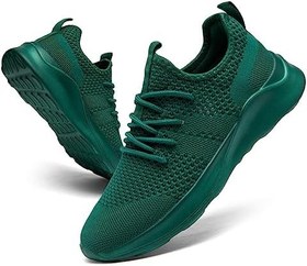 تصویر WOHHHW Mens Workout Shoes Running Walking Tennis Shoes for Men Non Slip Utral Light Gym Trainng Shoes Casual Fashion Sneaker Comfortable Mesh Athletic Sport Shoes 