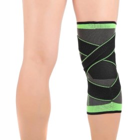 تصویر زانوبند ورزشی K-sport مدل چسبی ضربدری تکی 