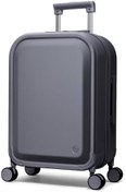 تصویر چمدان حمل بار OIWAS، چمدان چک شده با قفل TSA، چمدان سبک 8 چرخ اسپینر برای مسافرت در طول شب (خاکستری، 24 اینچ)، خاکستری، 24 اینچ، نورد سبک وزن 
