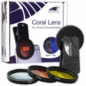 تصویر کیت لنز عکاسی آکواریوم مانتیس mantis Coral Lens Kit