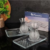 تصویر نعلبکی جفتی تایملس پاشاباغچه کد TIMELESS-54851 