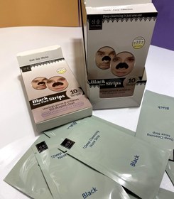 تصویر پک ۱۰ عددی چسب بینی جوش‌های سرسیاه - تک 