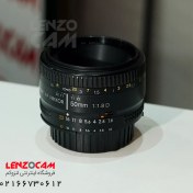 تصویر لنز نیکون دست دوم مدل Nikon 50mm F1.8D Lens 