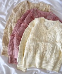 تصویر بلوز بافت گرم بالا 10075 