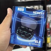 تصویر هندزفری بلوتوثی نیوست N80 بی سیم گیمینگ با نور RGB 