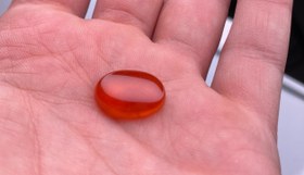 تصویر نگین عقیق پرتغالی یمن کد ۲۹۲ 