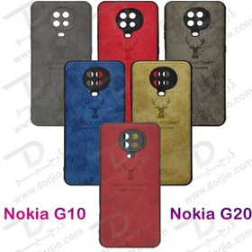 تصویر قاب طرح گوزنی نوکیا جی 10 - Nokia G10 Nokia G10 A Deer Design Cloth Case