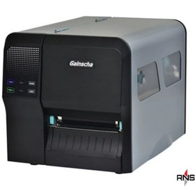 تصویر لیبل پرینتر رومیزی گینشا مدل GA-3406T GAINSCHA GA-3406T Thermal Label Printer