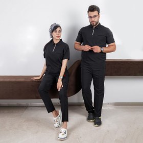 تصویر اسکراب شلوار مدل (Med Flex) مشکی 