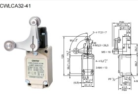تصویر لیمیت سوییچ دو شاخه تیپ سنگین طرح امرن 