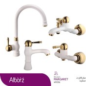 تصویر ست شیرآلات البرز روز مدل مار ا AlborzRooz Faucet Set, Martin Chrome-Maat AlborzRooz Faucet Set, Martin Chrome-Maat