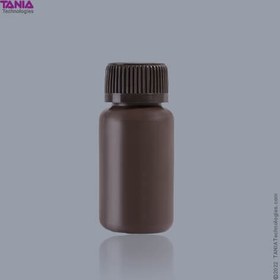 تصویر بطری محلول 60ml قهوه ای 