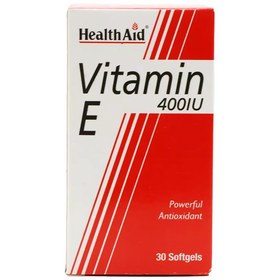 تصویر کپسول ویتامین ای 400 واحدی هلث اید 60 عددی ا Health Aid Vitamin E 400 60Caps Health Aid Vitamin E 400 60Caps