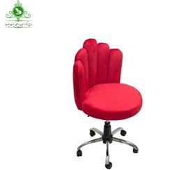 تصویر صندلی آرایشگاهی چرخ دار پنج انگشتی 