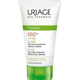 تصویر کرم ضد آفتاب رنگی فلوئید هایسئک اوریاژ URIAGE URIAGE spf50 Hyseac ‌