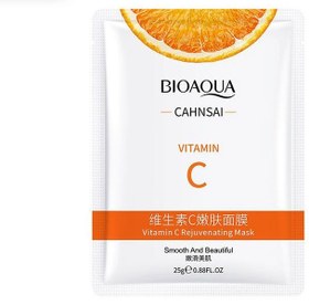 تصویر ماسک ورقه ای ویتامین سی بیوآکوا ا Vitamin C Mask BioAqua Vitamin C Mask BioAqua