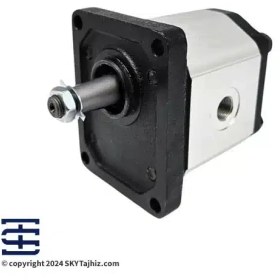 تصویر پمپ دنده ای هیدرولیک تیپ یک رزوه ای 