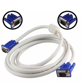تصویر کابل 5 متری نویزگیردار vga anoshan 3+4 کابل 5 متری نویزگیردار vga anoshan 3+4