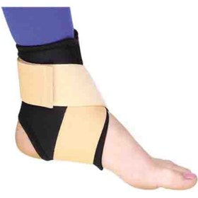 تصویر قوزک بند نئوپرن ساده طب و صنعت کد11300 ا Tebosanat Neoprene Ankle Support Tebosanat Neoprene Ankle Support