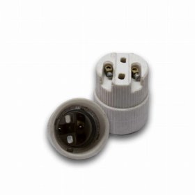 تصویر سرپیچ آویز دو تکه راکورد دار E27 پارت الکتریک - پلاستیکی 