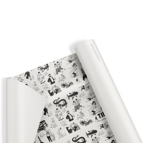 تصویر کاغذ کادو تن تن - طرح سه 