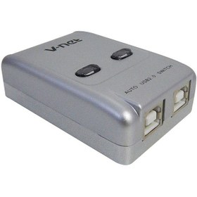 تصویر سوئیچ 2 پورت وی نت V-NET USB2-0 To Type-B 2Port Switch