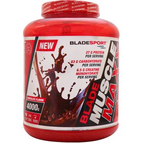 تصویر پودر گینر 4000 گرم ماسل مكس بلید اسپرت Blade Sport Muscle Maxx 4000 g