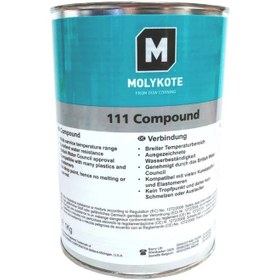 تصویر گریس مولیکوت مدل 111 وزن 1 کیلوگرم molykote 111 compound 1 Kg