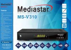 تصویر رسیور مدیا استار وی 310 (دانگل وای فای رایگان) mediastar v310