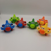 تصویر هواپیما قدرتی - نارنجی 